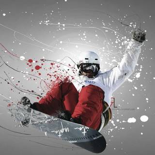 Snowboard iPhone wallpaper