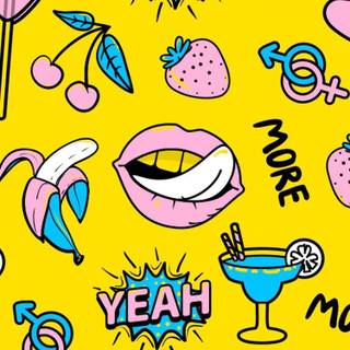 Pop art iPhone wallpaper