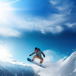 Snowboard iPhone wallpaper