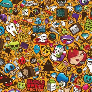 Pop art iPhone wallpaper