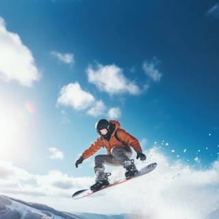 Snowboard iPhone wallpaper