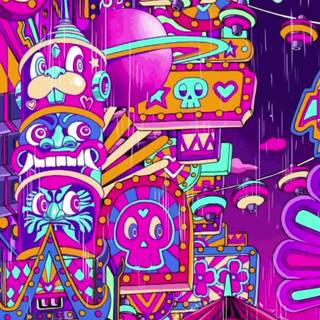 Pop art iPhone wallpaper