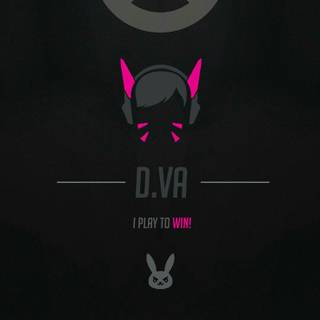 D.Va phone wallpaper