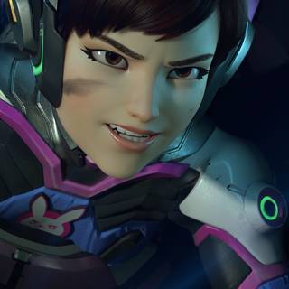 D.Va phone wallpaper