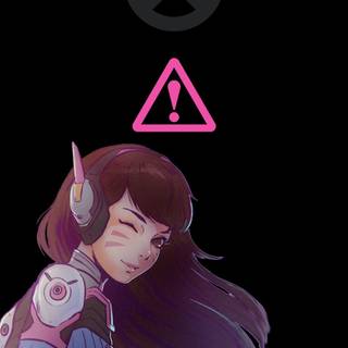 D.Va phone wallpaper