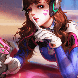 D.Va phone wallpaper
