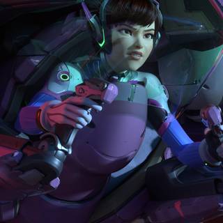 D.Va phone wallpaper