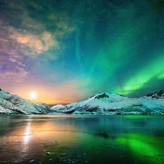 Auroras 4k wallpaper