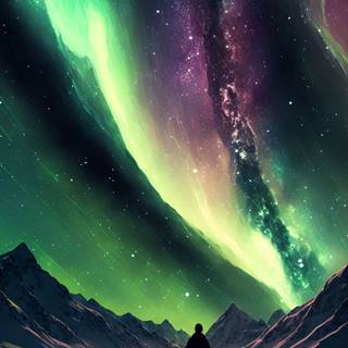 Northern Lights phone wallpaper