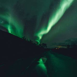 Northern Lights phone wallpaper