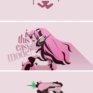 D.Va phone wallpaper