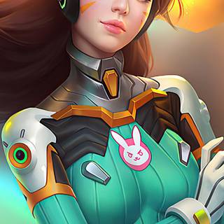 D.Va phone wallpaper