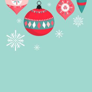 Christmas teal wallpaper