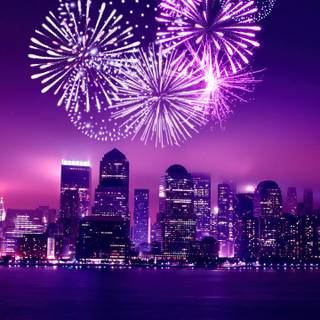 3440x1440 New Year wallpaper