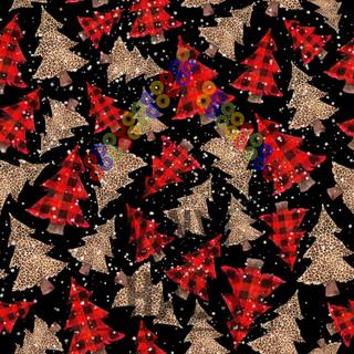Plaid Christmas wallpaper