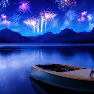 3440x1440 New Year wallpaper