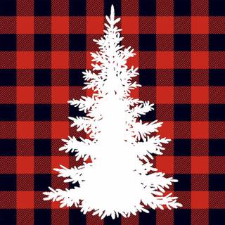 Plaid Christmas wallpaper