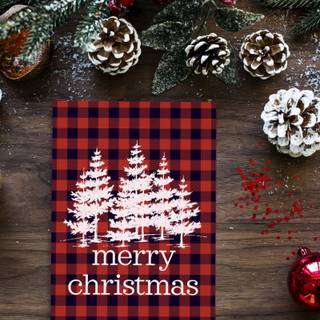 Plaid Christmas wallpaper