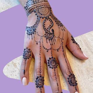 Mehndi art wallpaper