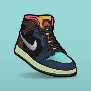 Nike Jordan shoes wallpaper