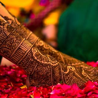 Mehndi art wallpaper