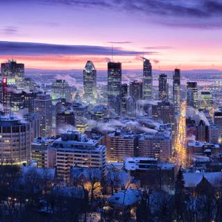 Montreal winter wallpaper