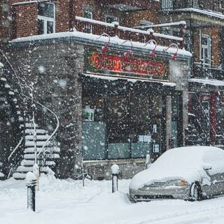 Montreal winter wallpaper