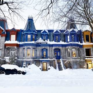 Montreal winter wallpaper