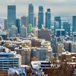 Montreal winter wallpaper