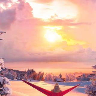 HD winter aesthetic wallpaper