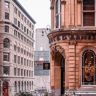 Montreal winter wallpaper