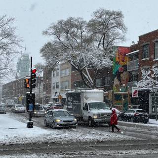 Montreal winter wallpaper