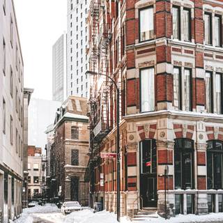 Montreal winter wallpaper