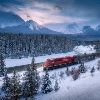 HD Canada winter wallpaper