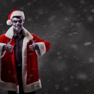 Zombie Christmas wallpaper