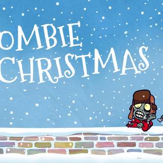 Zombie Christmas wallpaper