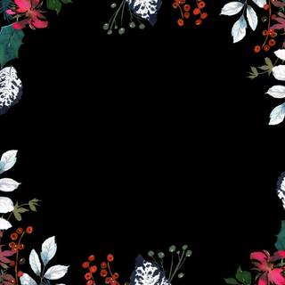 Flower Christmas wallpaper