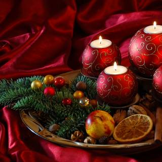 Flower Christmas wallpaper