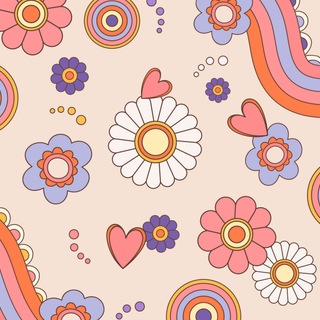 Flowers preppy wallpaper