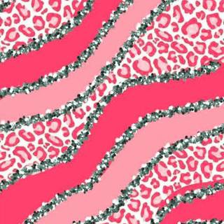 Preppy leopard wallpaper