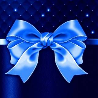 Blue ribbon wallpaper