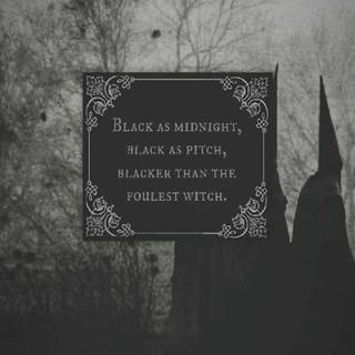 Black witch wallpaper