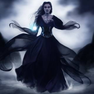 Black witch wallpaper