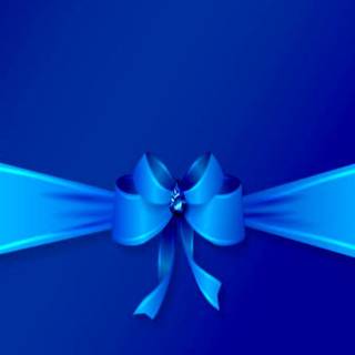 Blue ribbon wallpaper
