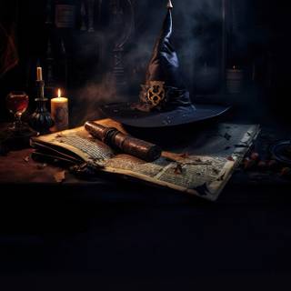 Black witch wallpaper