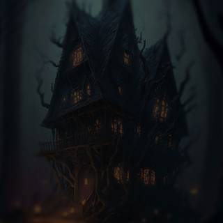 Black witch wallpaper