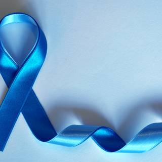 Blue ribbon wallpaper