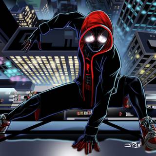 Miles Morales iPad wallpaper