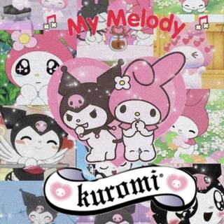 Kuromi collage wallpaper