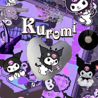 Kuromi collage wallpaper